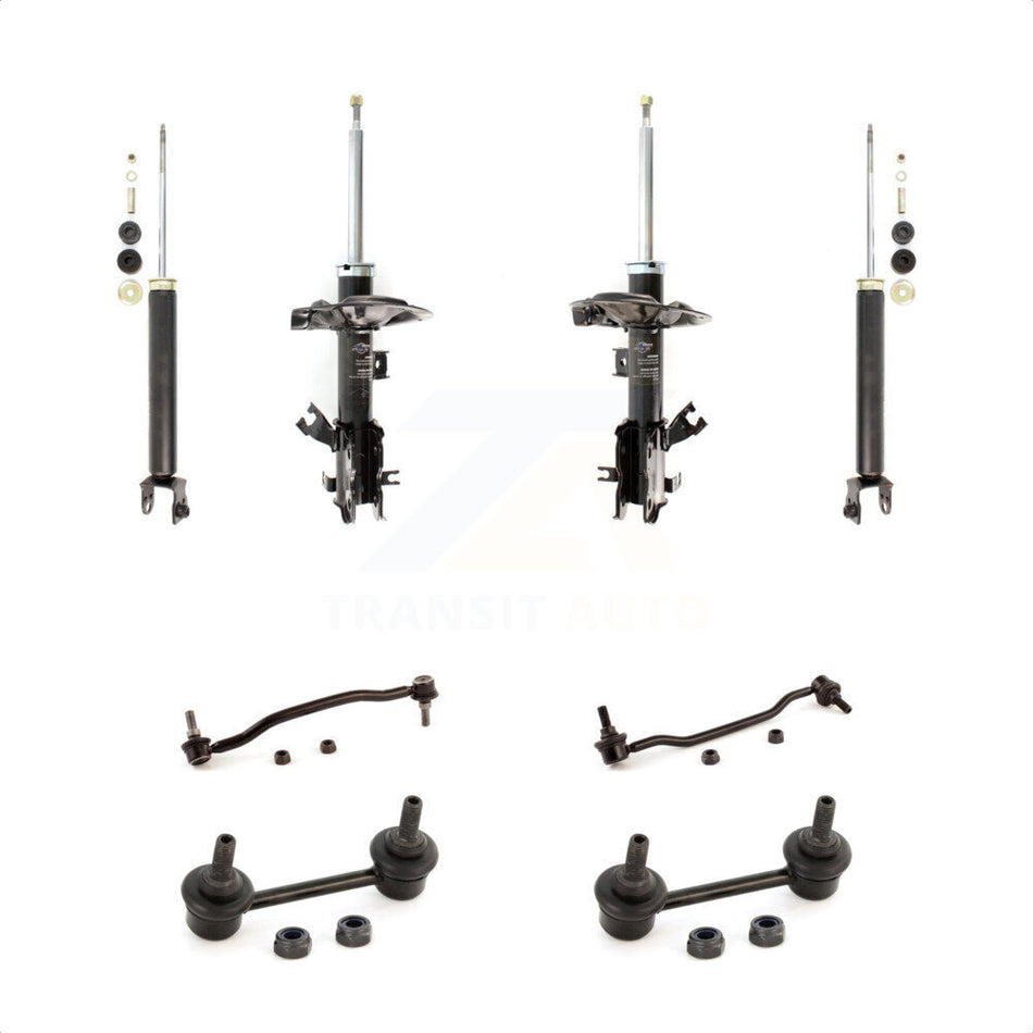 Front Rear Strut Shock & TOR sway Bar Link Kit (8Pc) For 2002-2006 Nissan Altima KSS-107924