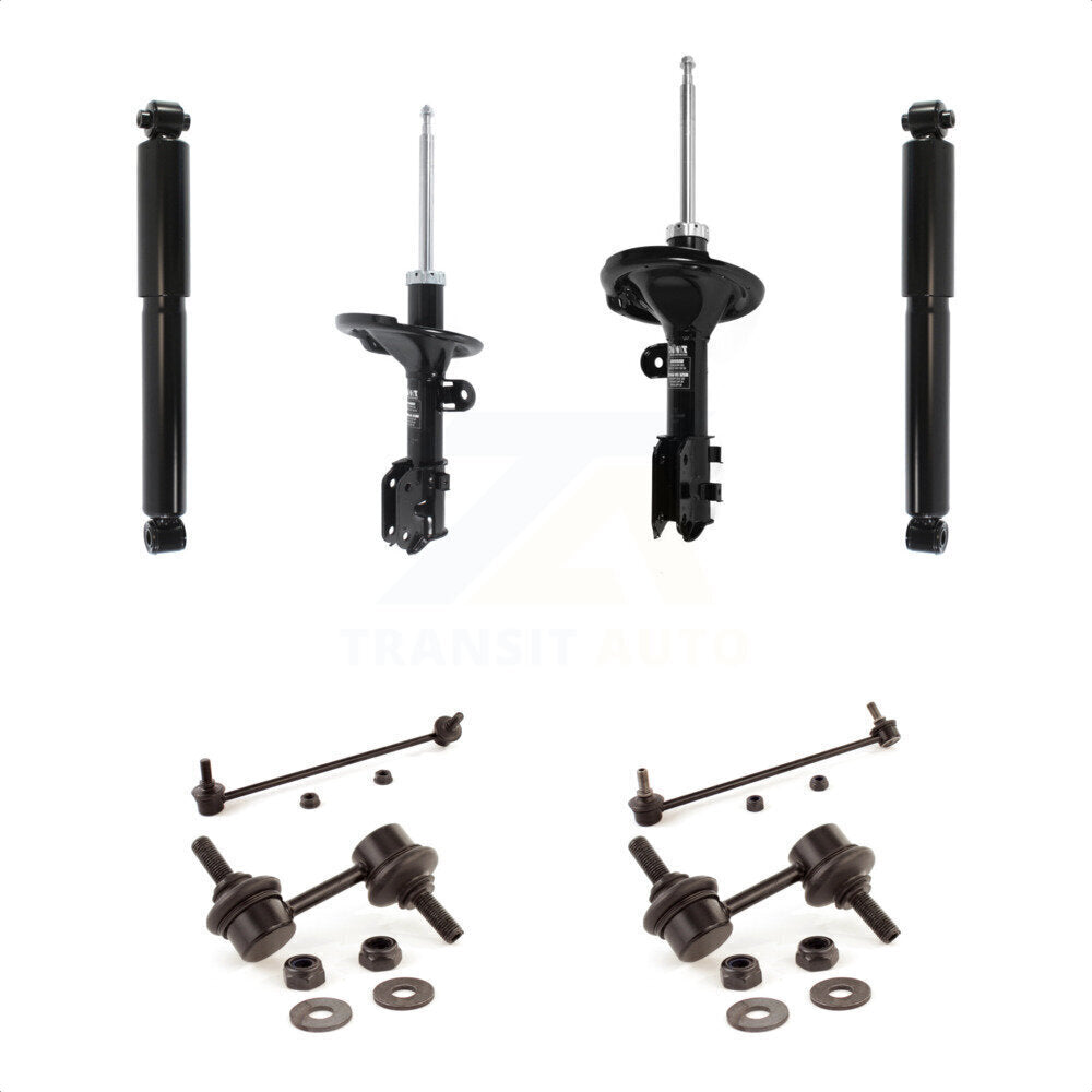 Front Rear Strut Shock & TOR Bar Link Kit (8Pc) For Kia Sedona Hyundai Entourage KSS-107926