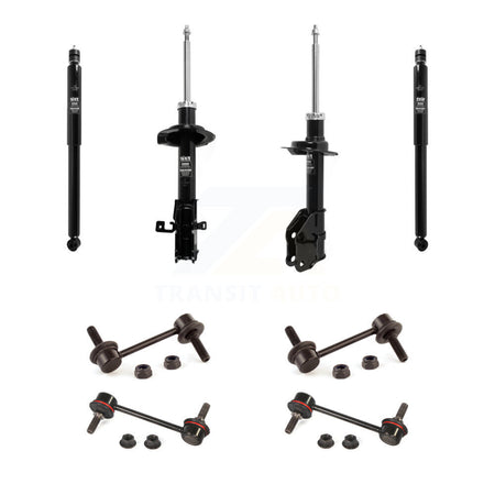 Front Rear Suspension Strut Shock & TOR Bar Link Kit (8Pc) For Ford Edge Lincoln MKX KSS-107933