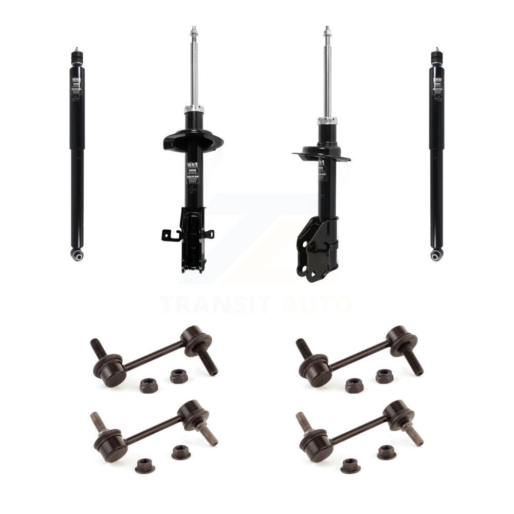 Front Rear Strut Shock & TOR Bar Link Kit (8Pc) For 2007-2010 Ford Edge Lincoln MKX KSS-107934