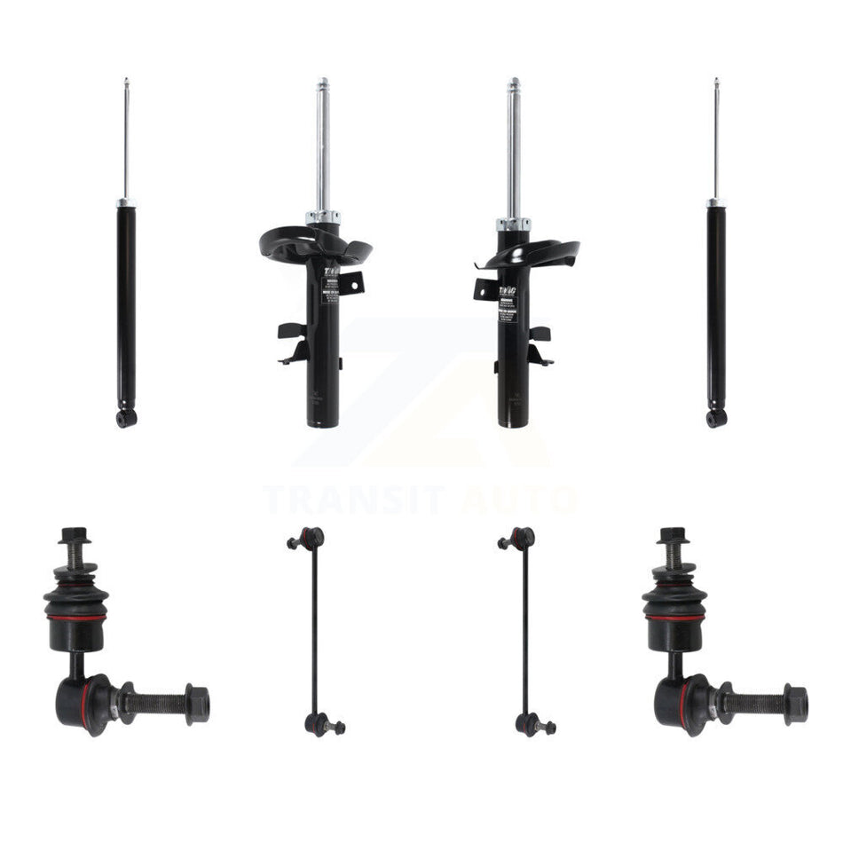 Front Rear Suspension Strut Shock & TOR sway Bar Link Kit (8Pc) For Ford C-Max KSS-107936