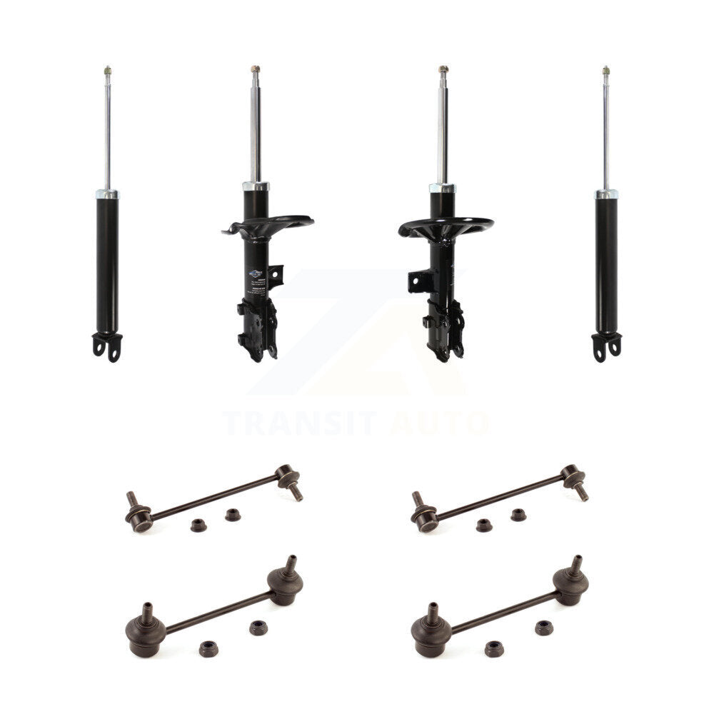 Front Rear Strut Shock & TOR sway Bar Link Kit (8Pc) For Kia Rondo Optima Magentis KSS-107937