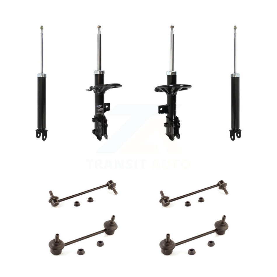 Front Rear Strut Shock & TOR sway Bar Link Kit (8Pc) For Kia Rondo Optima Magentis KSS-107937