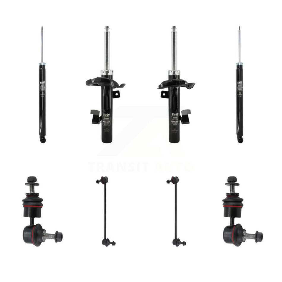 Front Rear Suspension Strut Shock & TOR sway Bar Link Kit (8Pc) For Mazda 3 5 KSS-107939