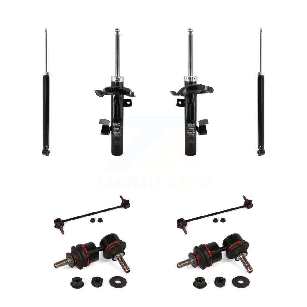 Front Rear Suspension Strut Shock & TOR sway Bar Link Kit (8Pc) For Mazda 3 KSS-107940