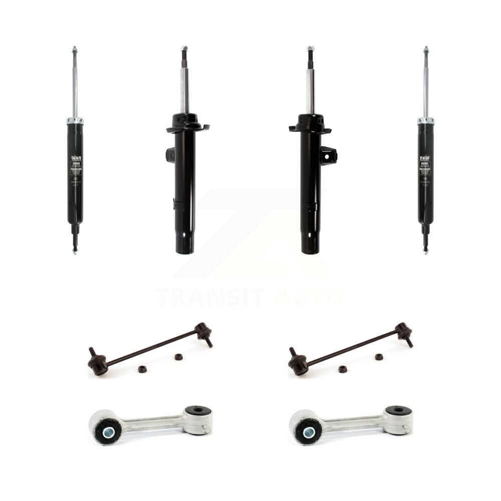 Front Rear Suspension Strut Shock & TOR sway Bar Link Kit (8Pc) For BMW 330Ci KSS-107942