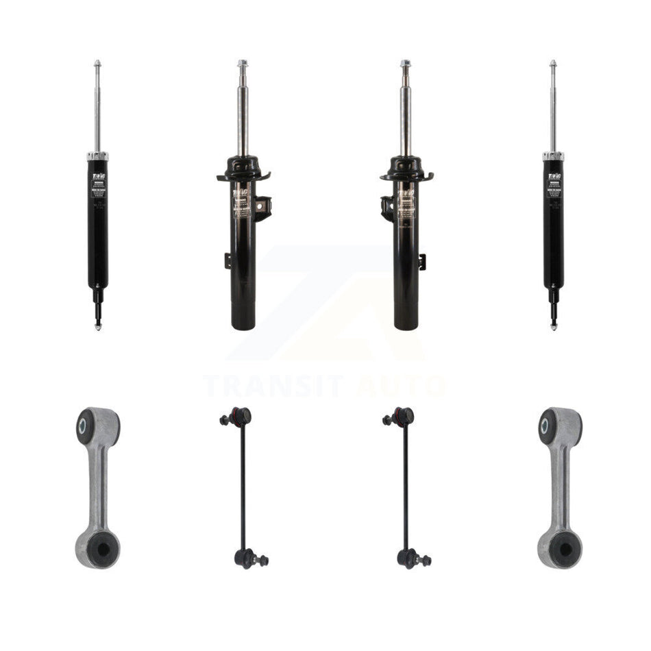 Front Rear Suspension Strut Shock & TOR Bar Link Kit (8Pc) For 2006 BMW 325Ci 330Ci KSS-107943