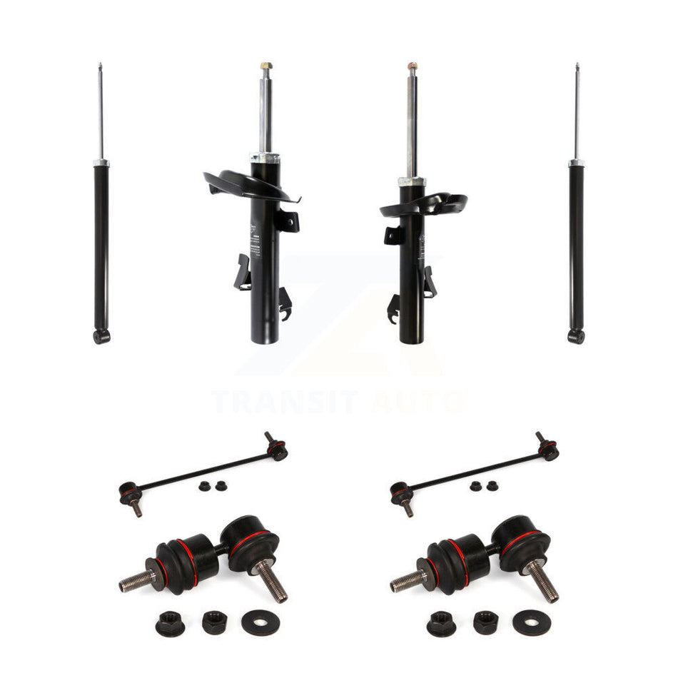 Front Rear Suspension Strut Shock & TOR Bar Link Kit (8Pc) For Volvo S40 C30 V50 KSS-107944