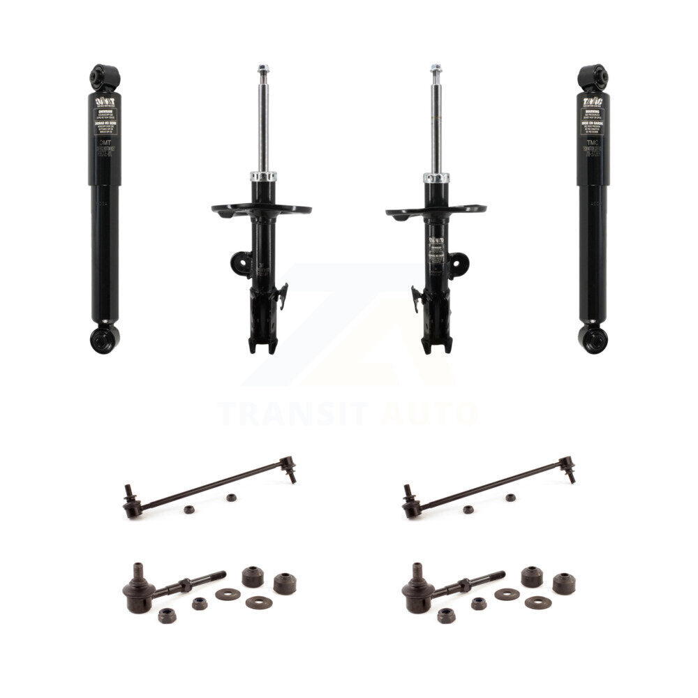 Front Rear Suspension Strut Shock & TOR Bar Link Kit (8Pc) For 2006-2012 Toyota RAV4 KSS-107948