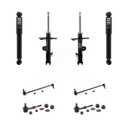 Front Rear Suspension Strut Shock & TOR Bar Link Kit (8Pc) For 2006-2012 Toyota RAV4 KSS-107948