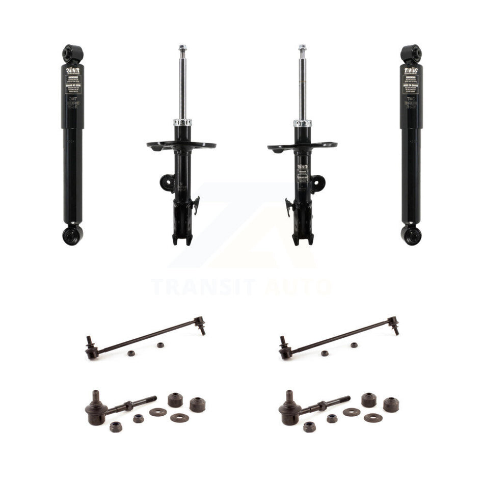 Front Rear Suspension Strut Shock & TOR Bar Link Kit (8Pc) For 2006-2012 Toyota RAV4 KSS-107948