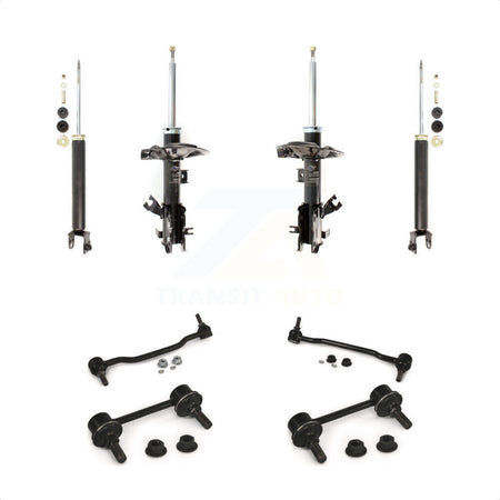 Front Rear Strut Shock & TQ sway Bar Link Kit (8Pc) For 2002-2006 Nissan Altima KSS-107951