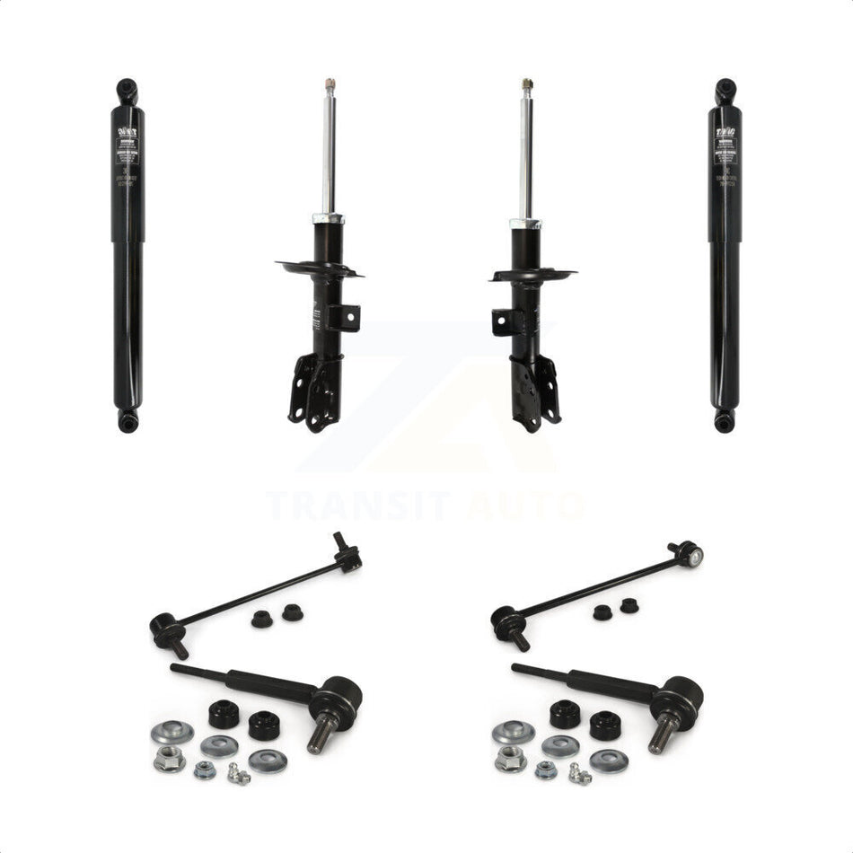 Front Rear Strut Shock & TQ Bar Link Kit (8Pc) For Chevrolet Equinox GMC Terrain KSS-107953