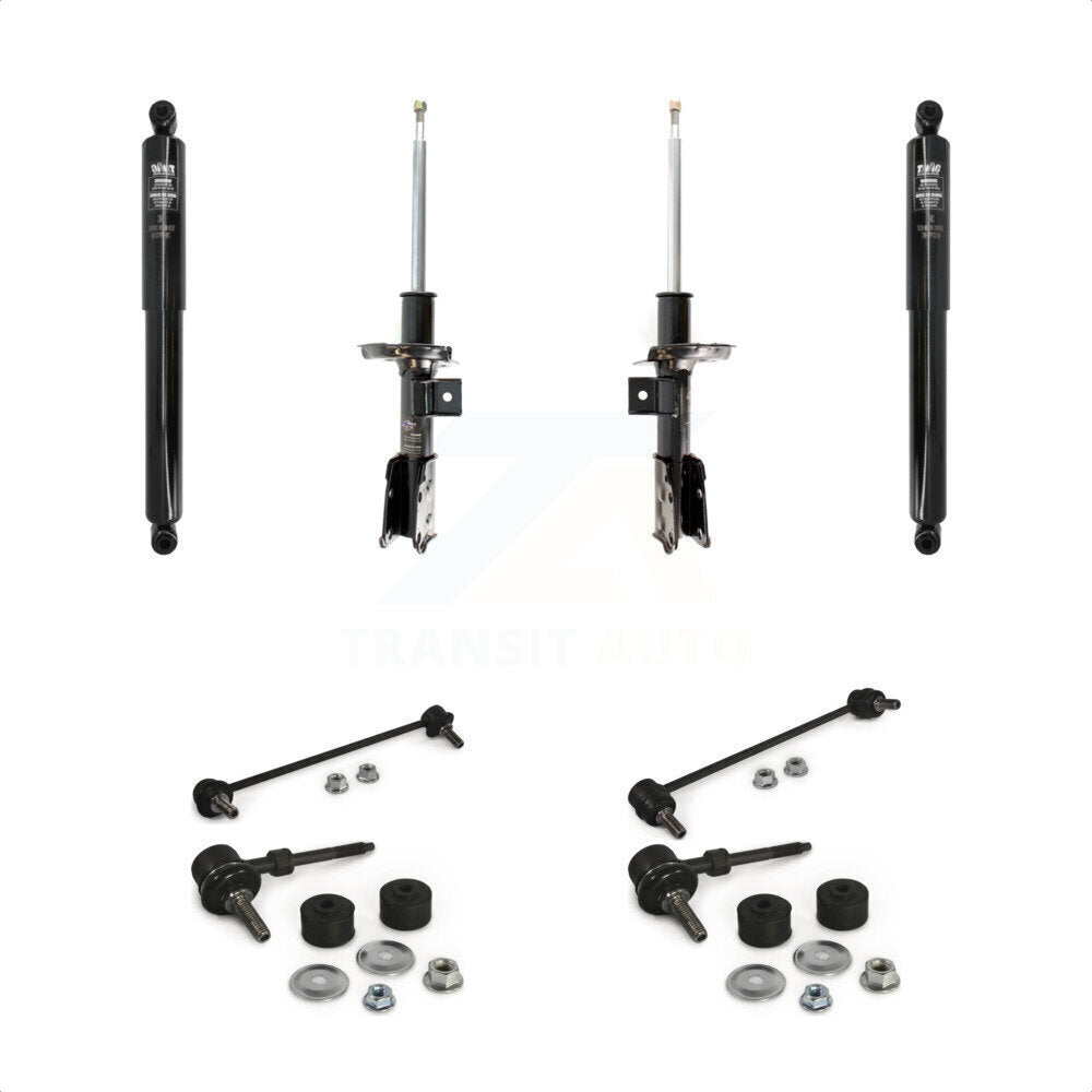 Front Rear Strut Shock & TQ Bar Link Kit (8Pc) For Chevrolet Equinox Pontiac Torrent KSS-107954