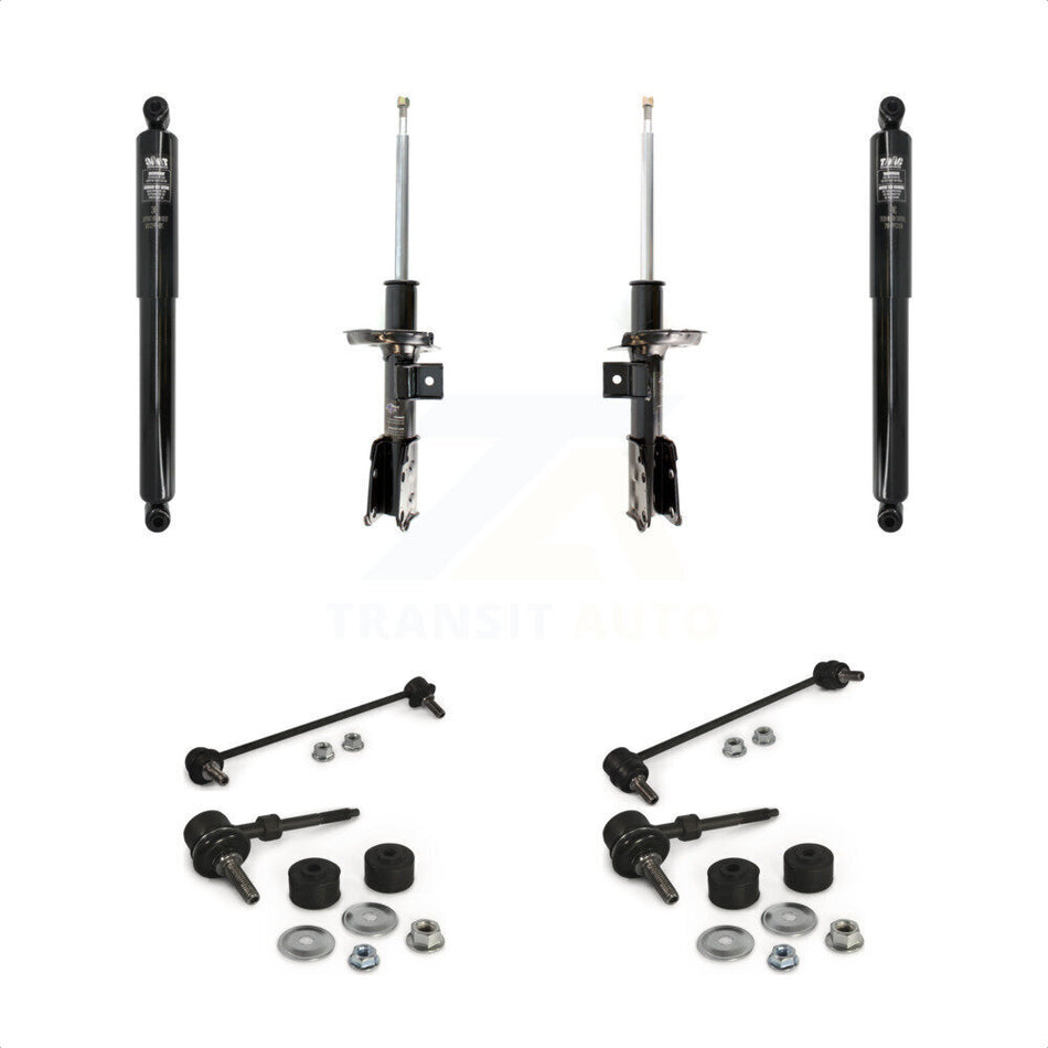 Front Rear Strut Shock & TQ Bar Link Kit (8Pc) For Chevrolet Equinox Pontiac Torrent KSS-107954