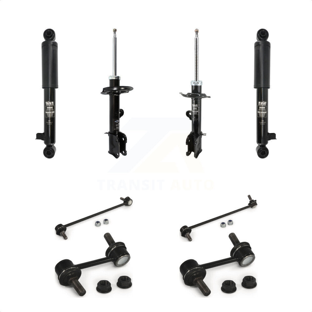 Front Rear Strut Shock & TQ sway Bar Link Kit (8Pc) For Hyundai Santa Fe Kia Sorento KSS-107955