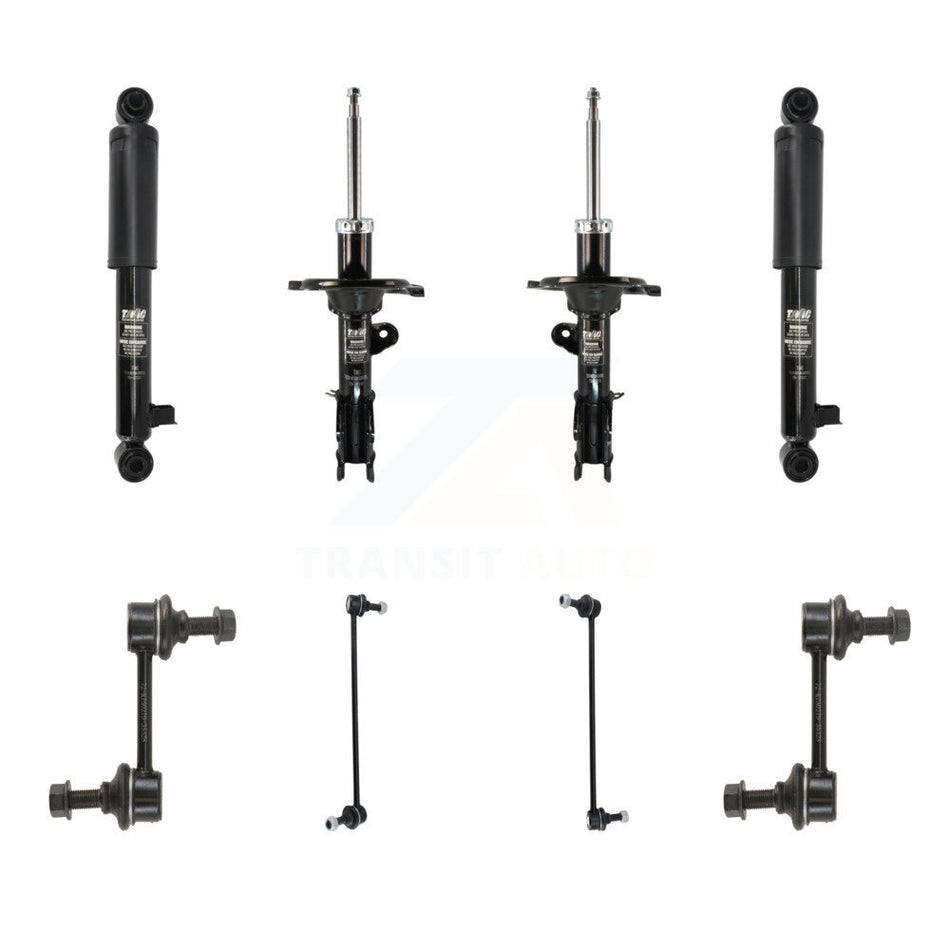 Front Rear Strut Shock & TQ sway Bar Link Kit (8Pc) For 2007-2012 Hyundai Veracruz KSS-107956