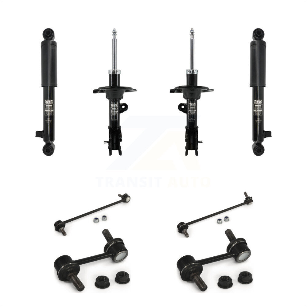 Front Rear Strut Shock & TQ sway Bar Link Kit (8Pc) For 2007-2009 Hyundai Santa Fe KSS-107957