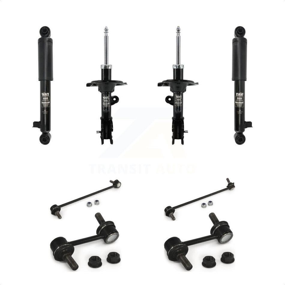 Front Rear Strut Shock & TQ sway Bar Link Kit (8Pc) For 2007-2009 Hyundai Santa Fe KSS-107957