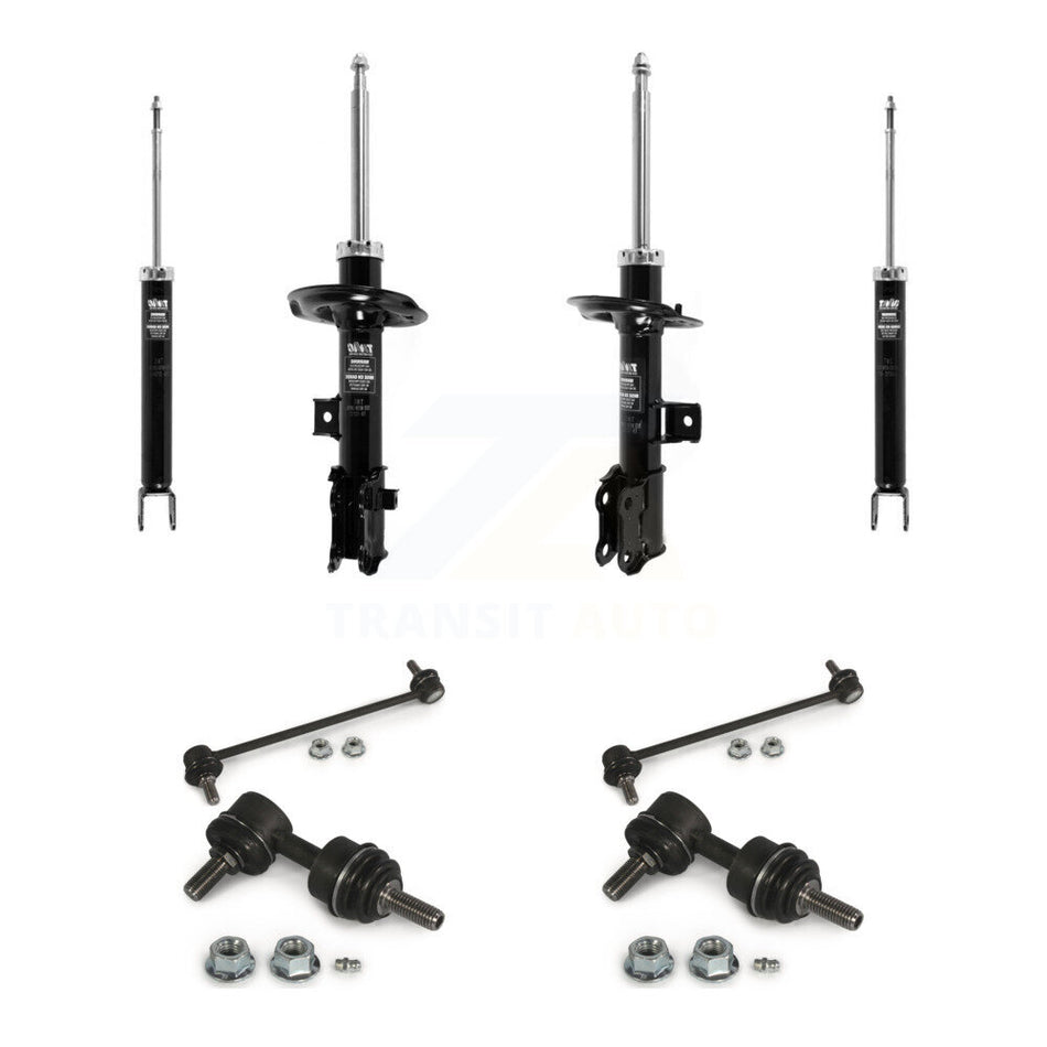 Front Rear Strut Shock & TQ sway Bar Link Kit (8Pc) For Hyundai Tucson Kia Sportage KSS-107963