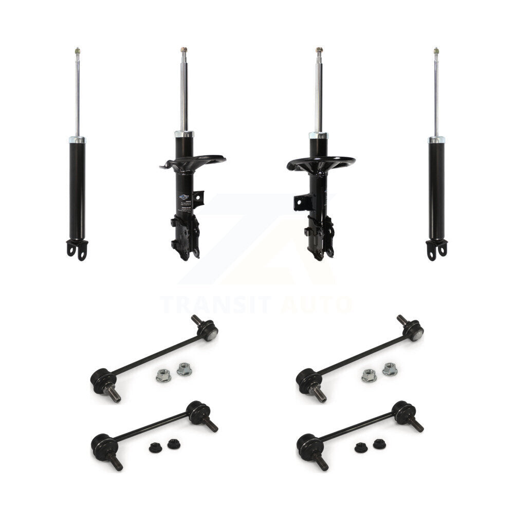 Front Rear Strut Shock & TQ sway Bar Link Kit (8Pc) For Kia Rondo Optima Magentis KSS-107968