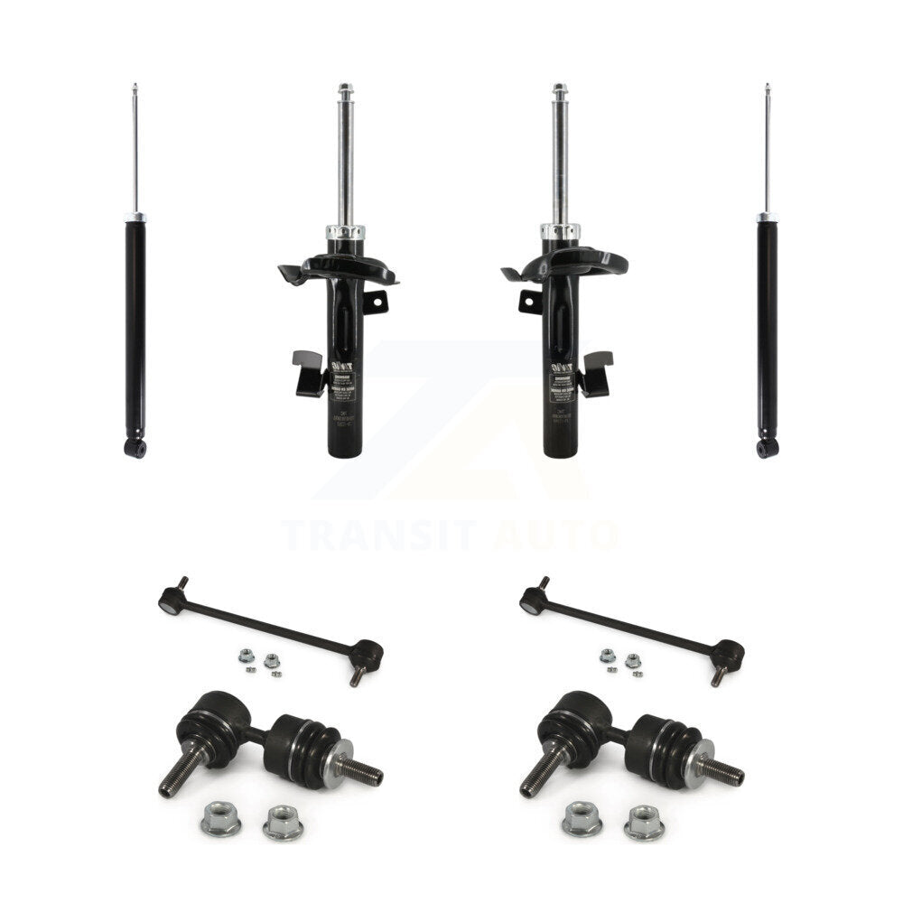 Front Rear Suspension Strut Shock & TQ sway Bar Link Kit (8Pc) For Mazda 3 KSS-107971
