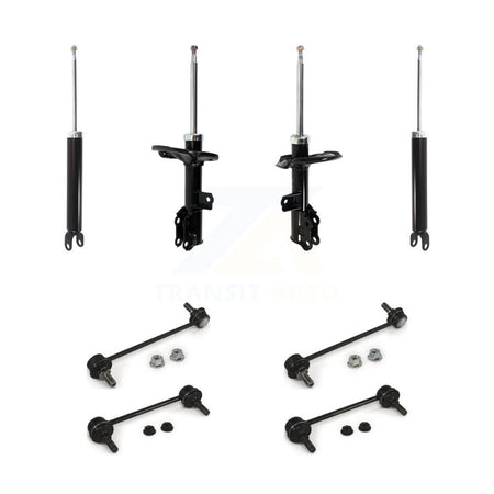 Front Rear Suspension Strut Shock & TQ sway Bar Link Kit (8Pc) For Hyundai Elantra KSS-107972