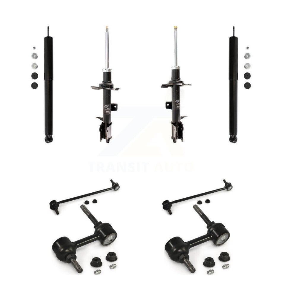 Front Rear Strut Shock & TQ Bar Link Kit (8Pc) For Ford Escape Mazda Tribute Mercury KSS-107975
