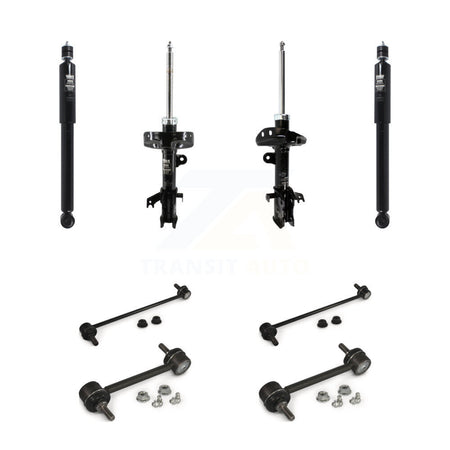 Front Rear Suspension Strut Shock & TQ Bar Link Kit (8Pc) For 2007-2012 Acura RDX KSS-107976