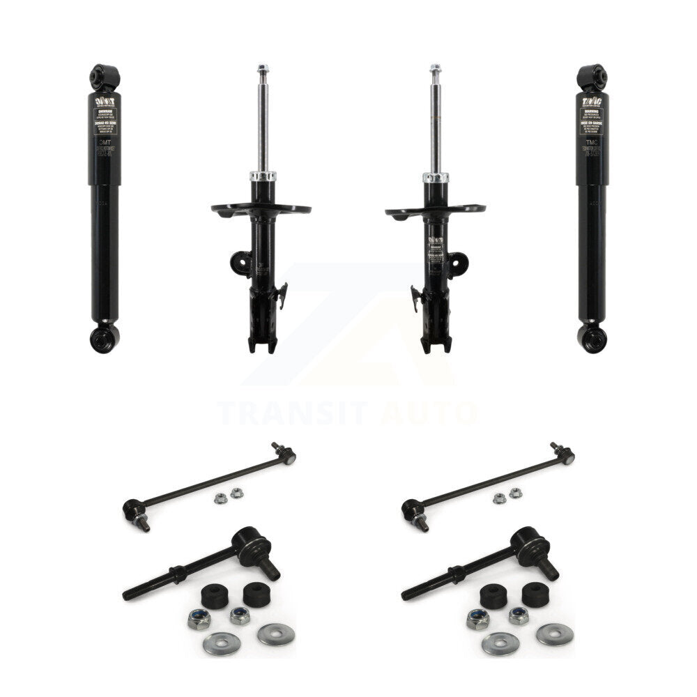 Front Rear Suspension Strut Shock & TQ Bar Link Kit (8Pc) For 2006-2012 Toyota RAV4 KSS-107977