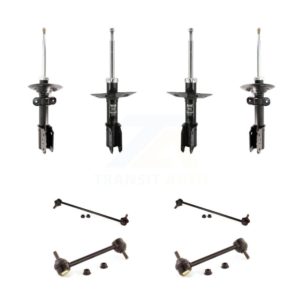 Front Rear Strut & TOR Bar Link Kit For 08-09 Buick Allure 5.3L With 16" Factory Wheels KSS-108166