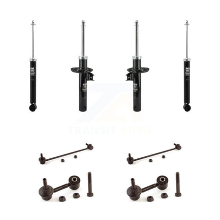 Front Rear Strut Shock & TOR Bar Link Kit For 12-14 Volkswagen Jetta GLI with Sedan KSS-108182