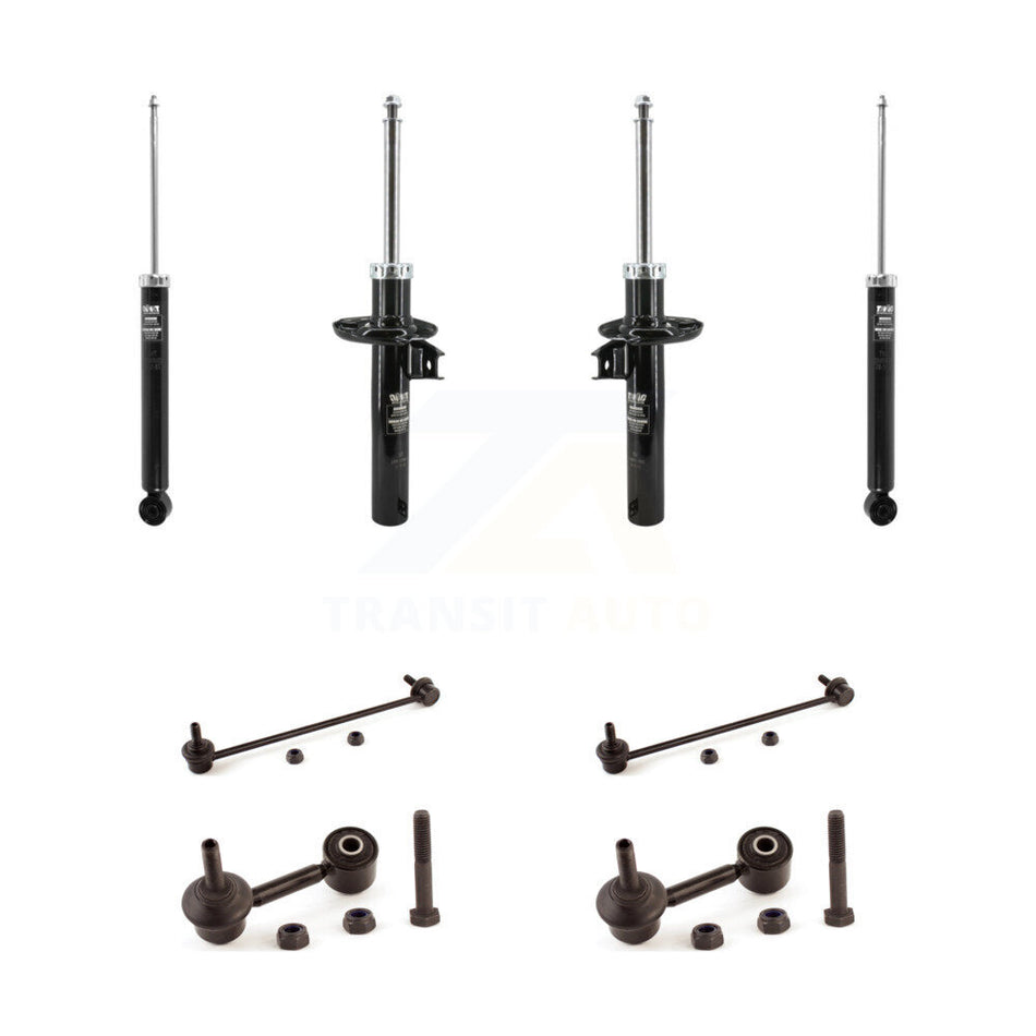 Front Rear Suspension Strut Shock & TOR Bar Link Kit For Volkswagen Tiguan Limited KSS-108183