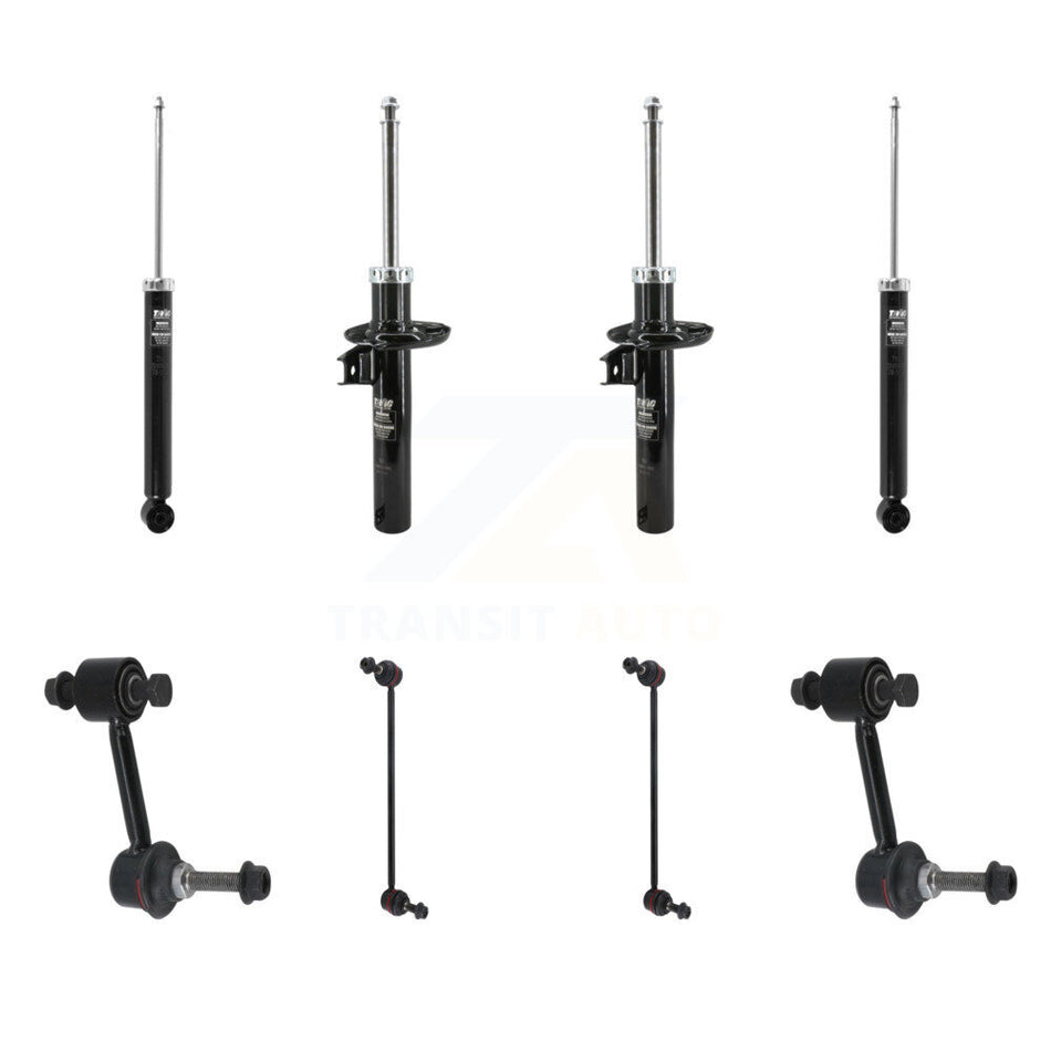 Front Rear Suspension Strut Shock & TOR Bar Link Kit For Volkswagen Tiguan Limited KSS-108183