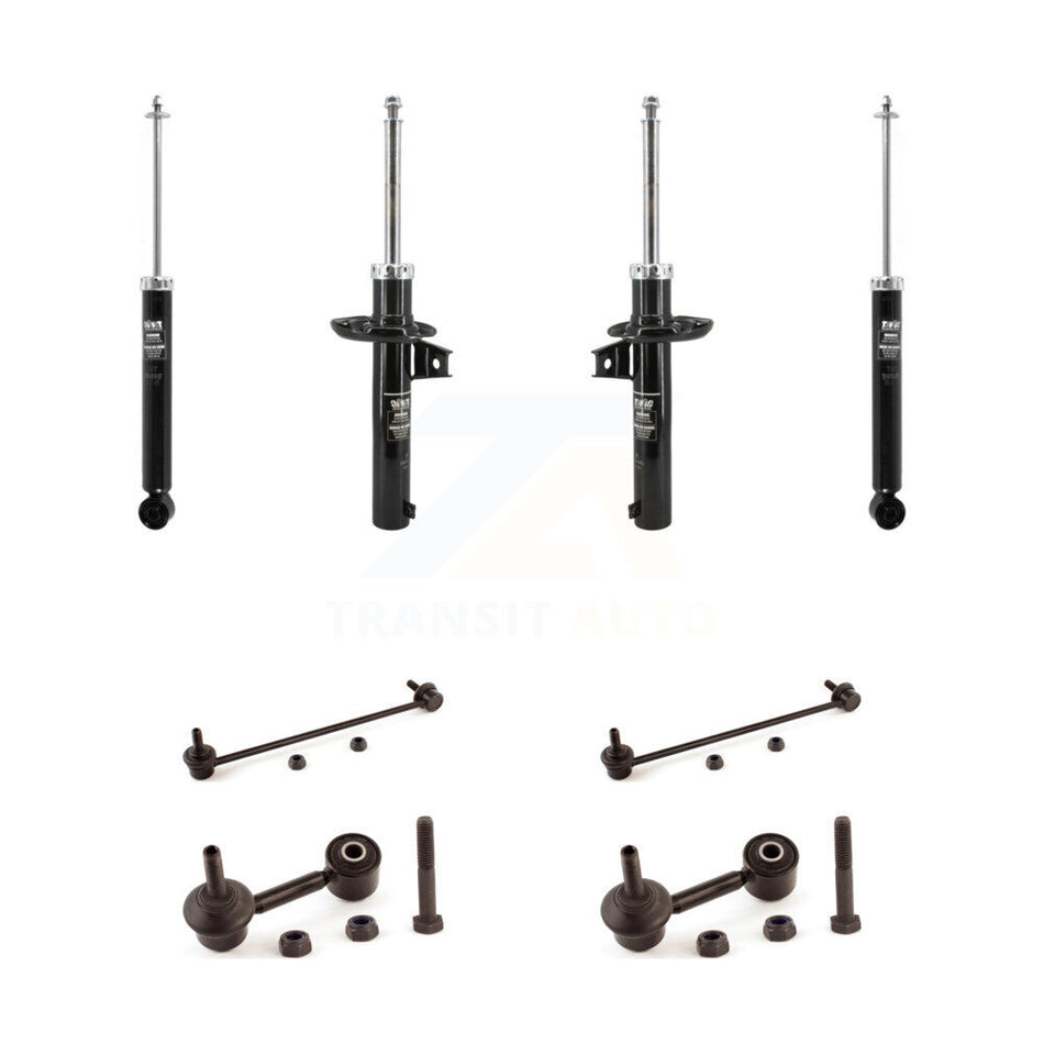 Front Rear Suspension Strut Shock & TOR sway Bar Link Kit For Volkswagen Jetta KSS-108184