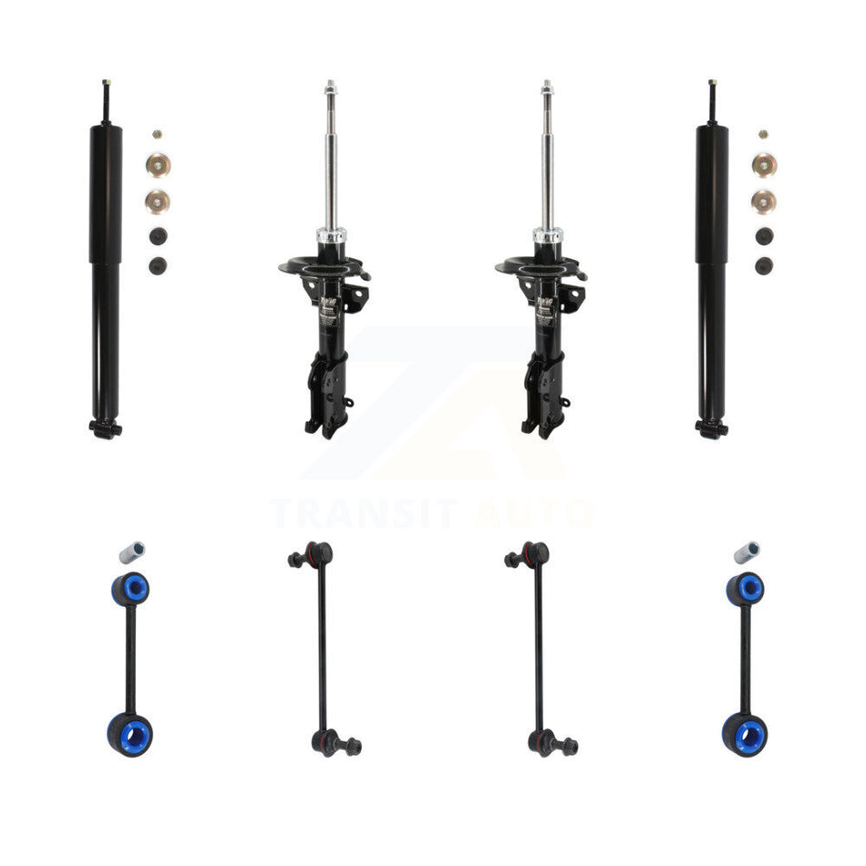Front Rear Suspension Strut Shock & TOR sway Bar Link Kit For Ford Mustang KSS-108188