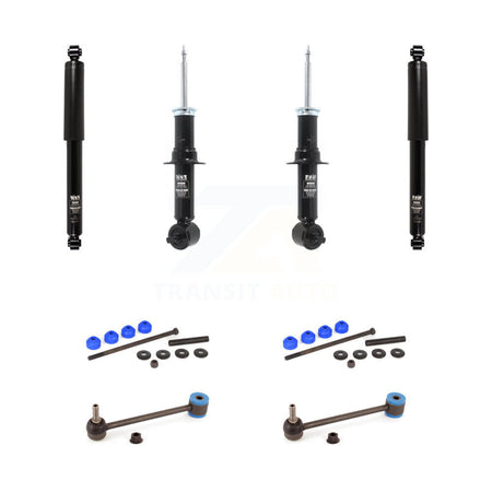 Front Rear Strut Shock & TOR Bar Link Kit For Chevrolet Avalanche GMC Tahoe Yukon XL KSS-108190