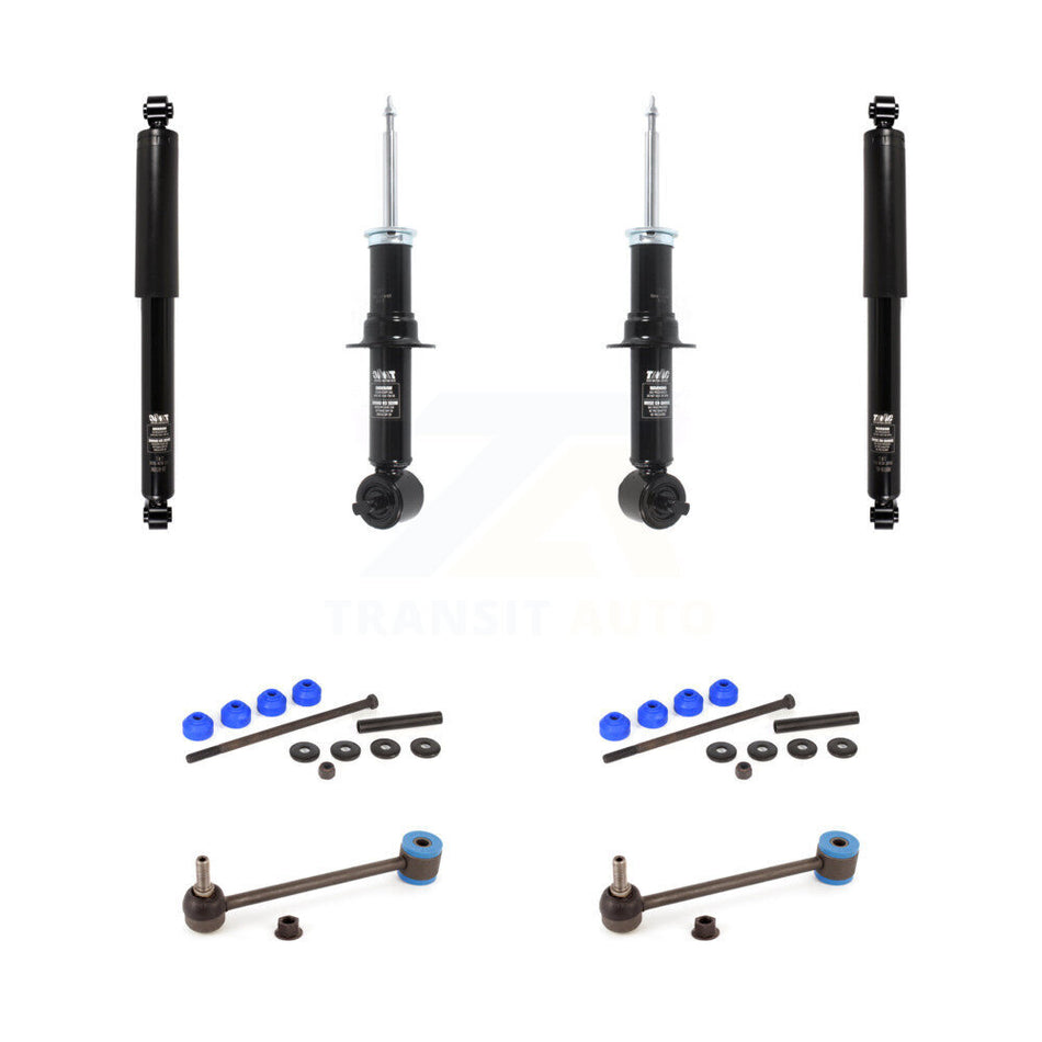 Front Rear Strut Shock & TOR Bar Link Kit For Chevrolet Avalanche GMC Tahoe Yukon XL KSS-108190