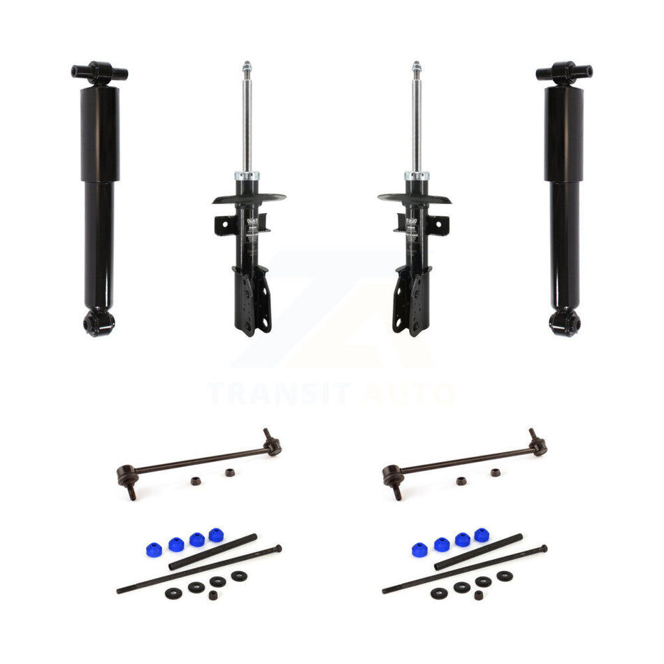 Front Rear Strut Shock & TOR Bar Link Kit For GMC Acadia Buick Enclave Chevrolet KSS-108191