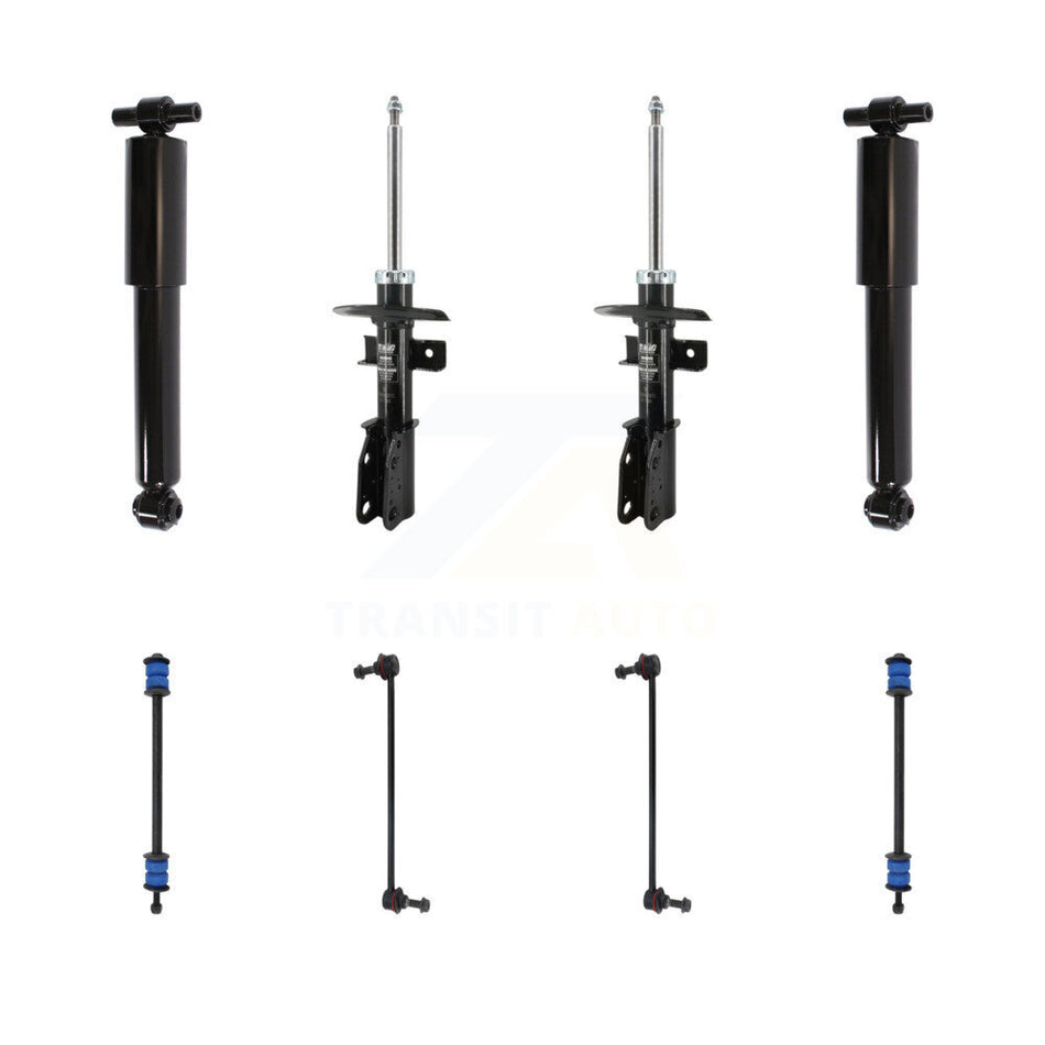Front Rear Strut Shock & TOR Bar Link Kit For GMC Acadia Buick Enclave Chevrolet KSS-108191