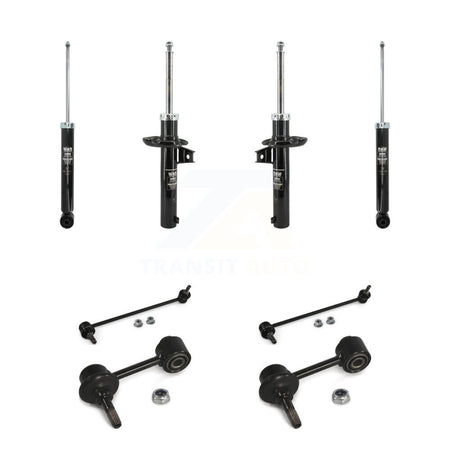 Front Rear Strut Shock & TQ Bar Link Kit For Volkswagen Jetta Golf Rabbit Passat CC KSS-108195