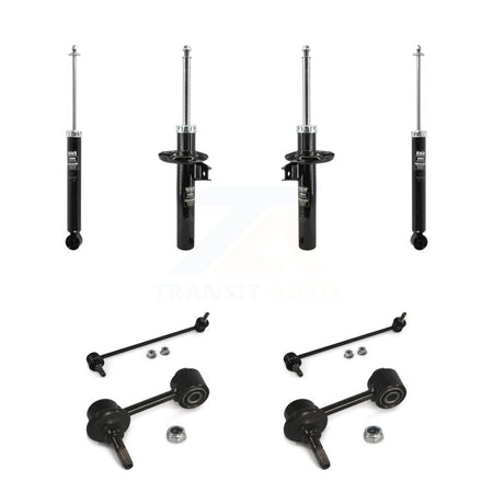 Front Rear Strut Shock & TQ Bar Link Kit For 12-14 Volkswagen Jetta GLI with Sedan KSS-108197