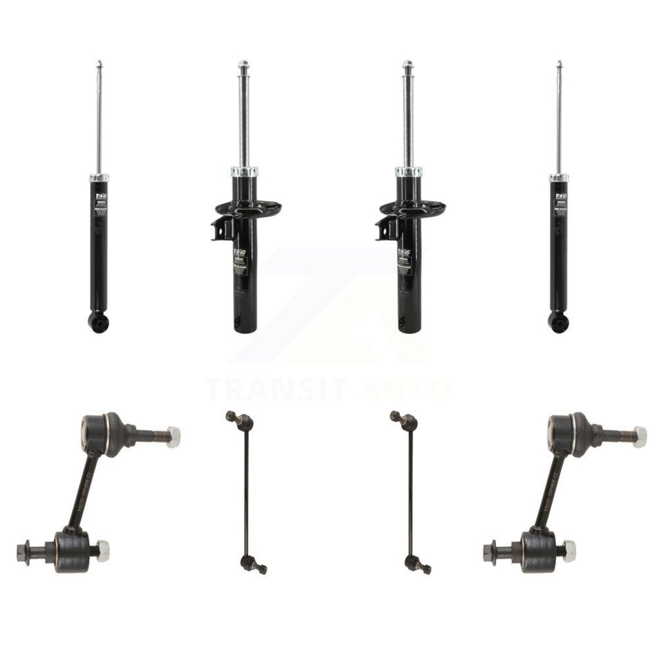 Front Rear Suspension Strut Shock & TQ Bar Link Kit For Volkswagen Tiguan Limited KSS-108198