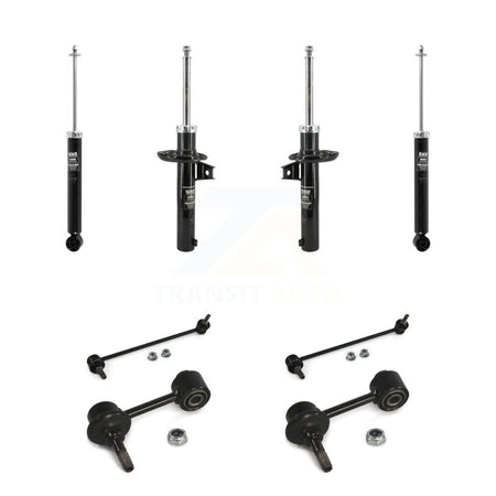 Front Rear Suspension Strut Shock & TQ sway Bar Link Kit For Volkswagen Jetta KSS-108199