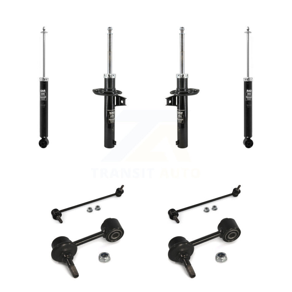 Front Rear Suspension Strut Shock & TQ sway Bar Link Kit For Volkswagen Jetta KSS-108199