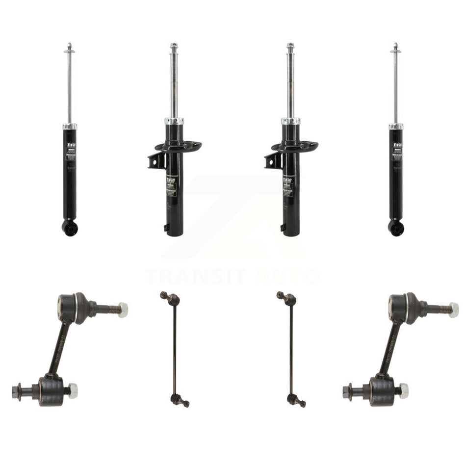 Front Rear Suspension Strut Shock & TQ sway Bar Link Kit For Volkswagen Jetta KSS-108199