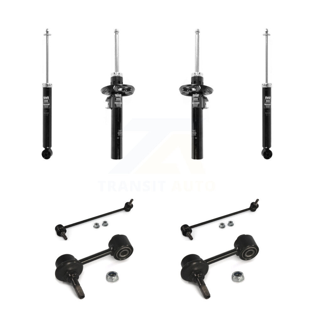 Front Rear Suspension Strut Shock & TQ Bar Link Kit For 2015 Volkswagen Jetta S/Base KSS-108200