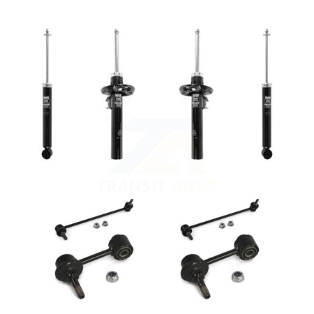 Front Rear Suspension Strut Shock & TQ Bar Link Kit For 2015 Volkswagen Jetta S/Base KSS-108200