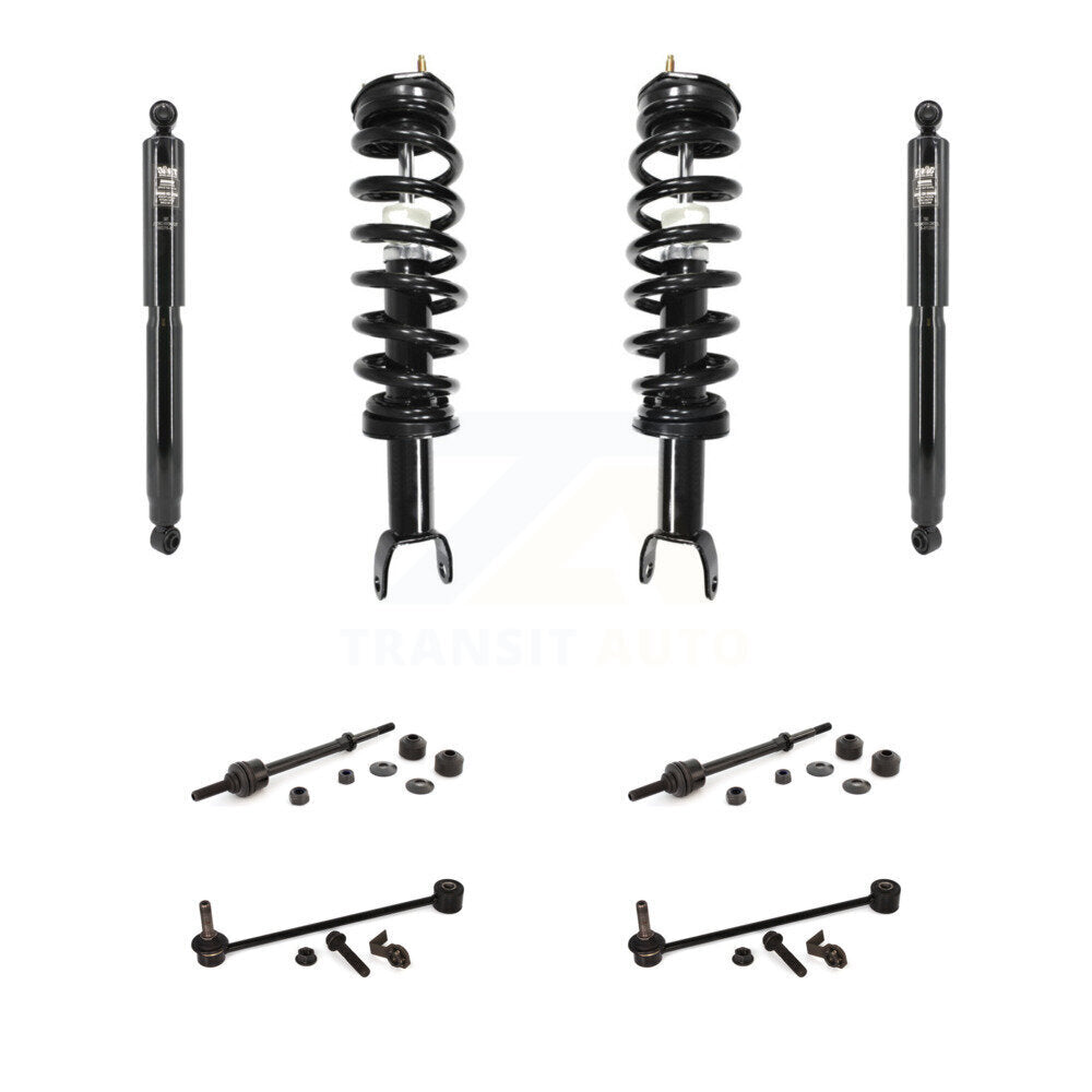 Front Rear Complete Strut Shock & TOR Bar Link Kit For 20-22 Ram 1500 Classic 4WD KSS-108267