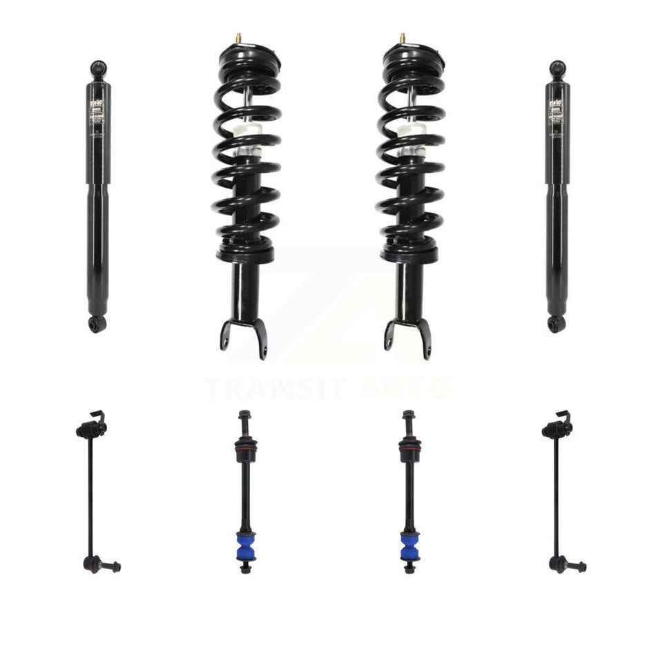 Front Rear Complete Strut Shock & TOR Bar Link Kit For 20-22 Ram 1500 Classic 4WD KSS-108267
